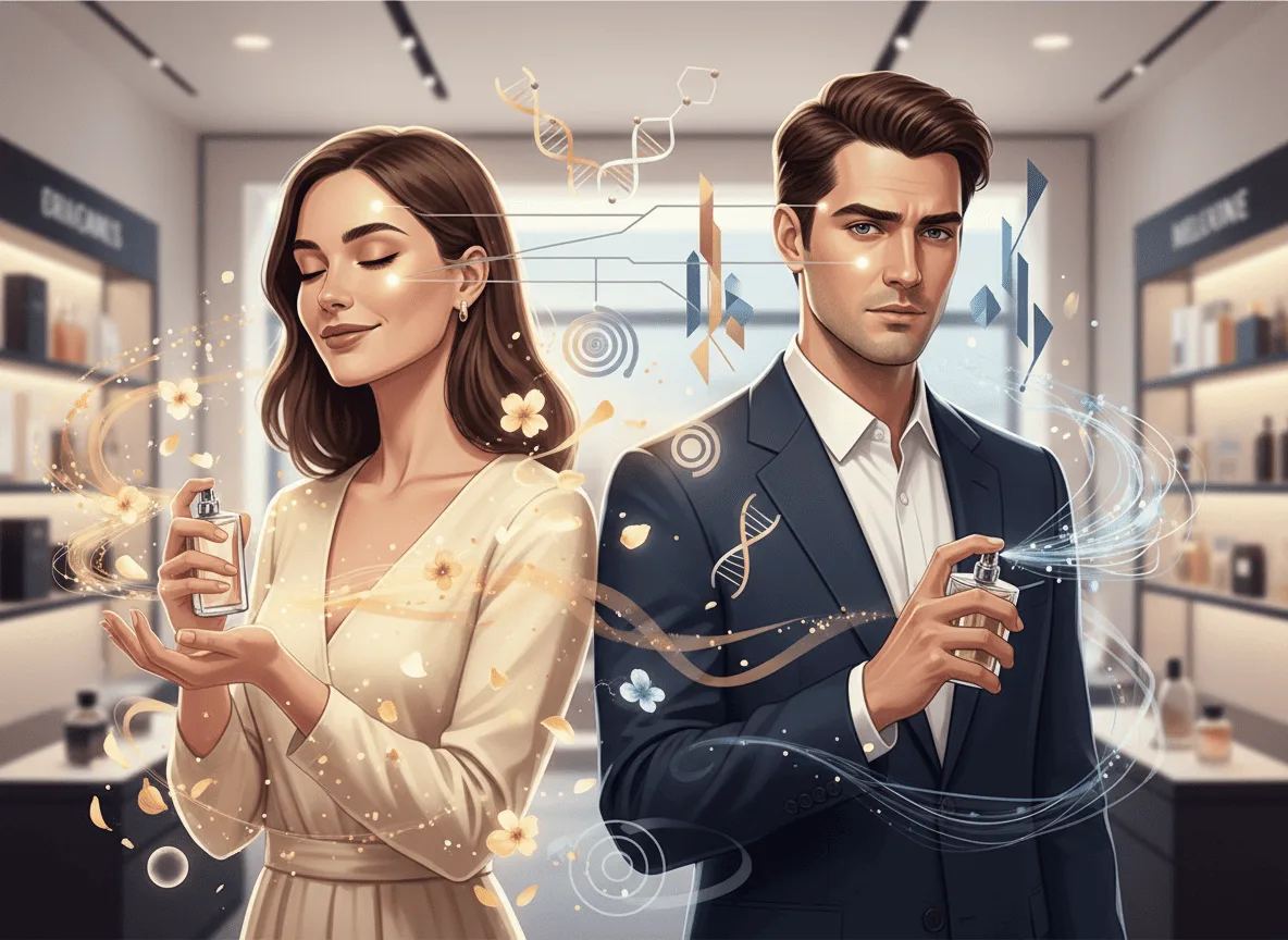 Slide Por Que Homens e Mulheres Reagem de Forma Diferente aos Mesmos Perfumes?