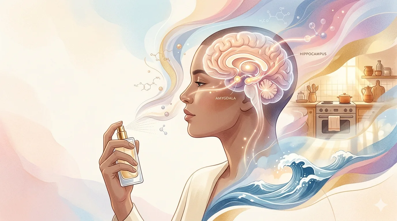 Capa do post Aromas que Alteram seu Estado Emocional: A Ciência por Trás do Poder Invisível dos Perfumes